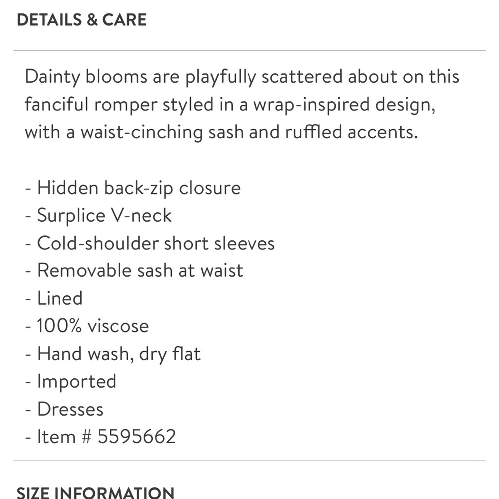 Bardot Wrap Style Romper - Poppies Pattern - image 6